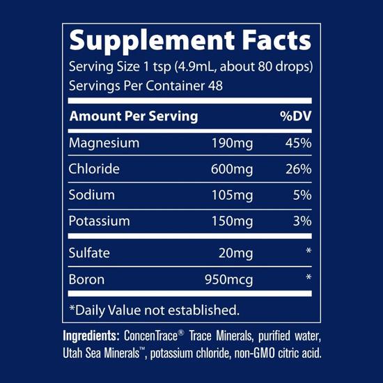 Trace Minerals "40, 000 Volts" Electrolyte Concentrate 237ml