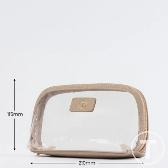 Transformulas Clear Cosmetic Case Nude