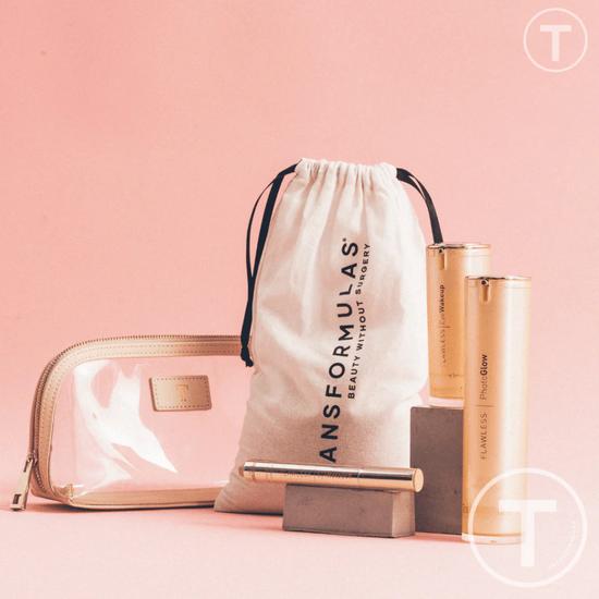 Transformulas Clear Cosmetic Case Nude