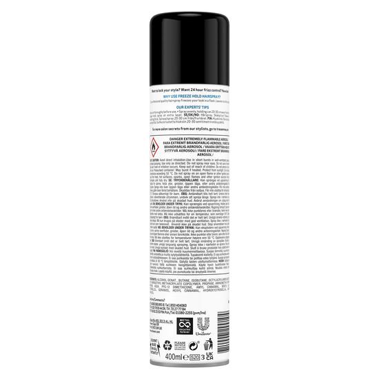 TRESemmé 24 Hours Frizz Control Freeze Hold 5 Hairspray 400ml
