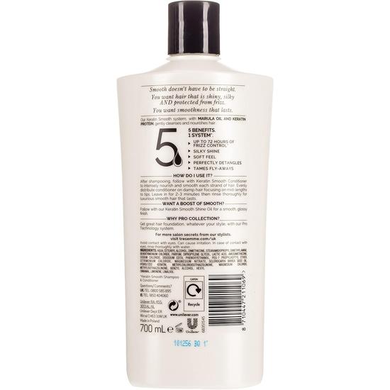 TRESemmé Pro Collection Keratin Smooth Conditioner With Marula Oil 700ml