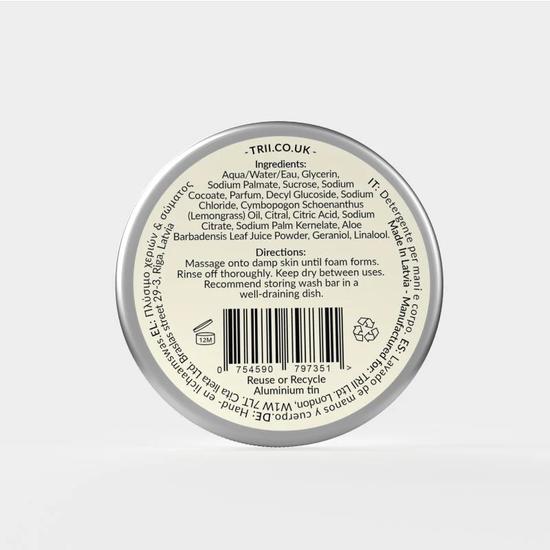 trii Lemongrass Hand & Body Wash Bar