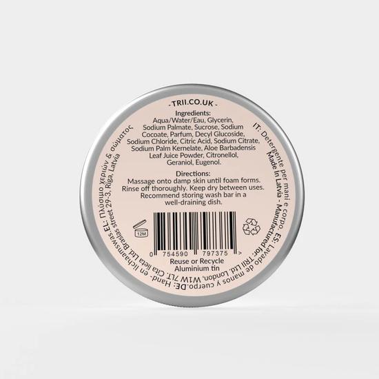 trii Rose Hand & Body Wash Bar