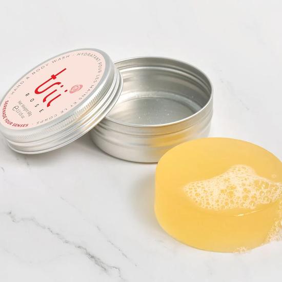 trii Rose Hand & Body Wash Bar