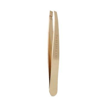 Tweezerman Mini Slant Tweezer With Case Rose Gold -