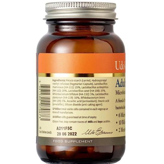 Udo's Choice Adult's Blend Microbiotics Vegicaps 60 Vegicaps