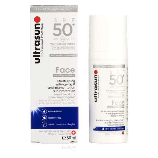 Ultrasun SPF 50+ Anti-Ageing & Anti-Pigmentation Facial Sun Cream 50ml