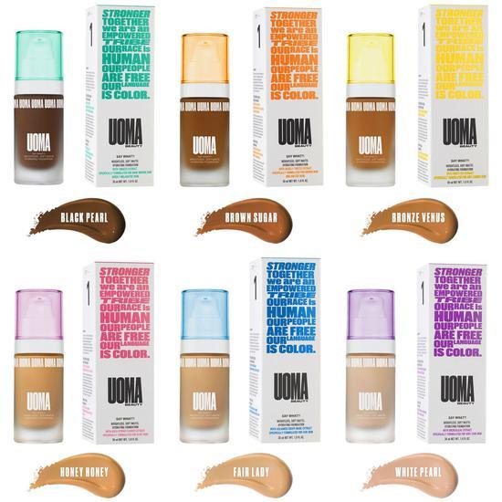 Uoma Beauty Say What?! Foundation Black Pearl T2C