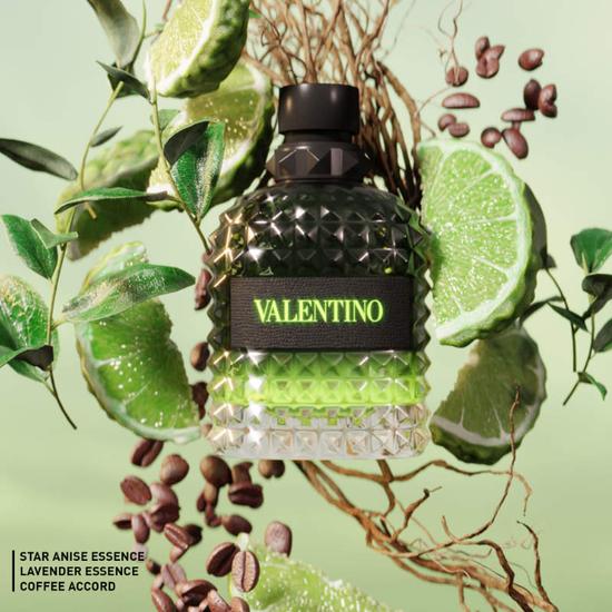 Valentino Uomo Born In Roma Green Stravaganza Eau De Toilette 50ml