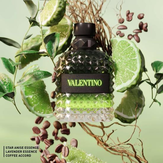 Valentino Uomo Born In Roma Green Stravaganza Eau De Toilette 50ml