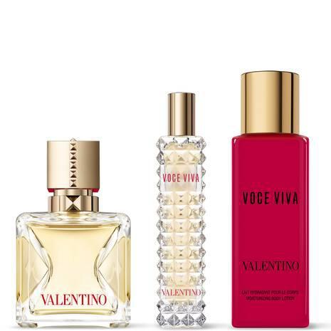 Valentino Voce Viva Gift Set 50ml Eau De Parfum Spray, 15ml Eau De Parfum Spray & 100ml Body Lotion