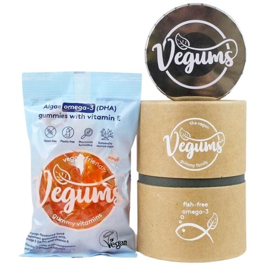 Vegums Fish-Free Omega-3 Gummies 30 Gummies