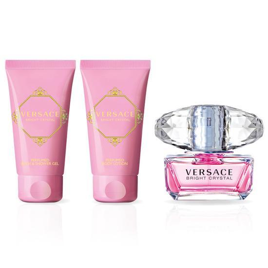 Versace Bright Crystal Eau De Toilette Gift Set 2 x 30ml