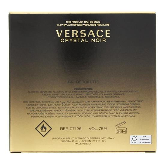 Versace Crystal Noir Eau De Toilette 30ml