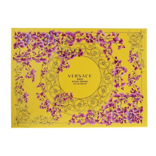 Versace Eros Pour Femme Eau De Parfum Shower Gel Body Lotion Gift Set 100ml