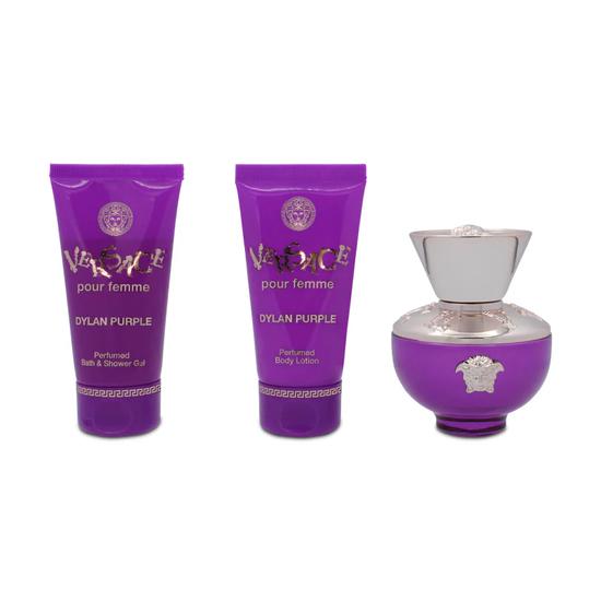 Versace Pour Femme Dylan Eau De Parfum Gift Set Shower+ Body Lotion 50ml