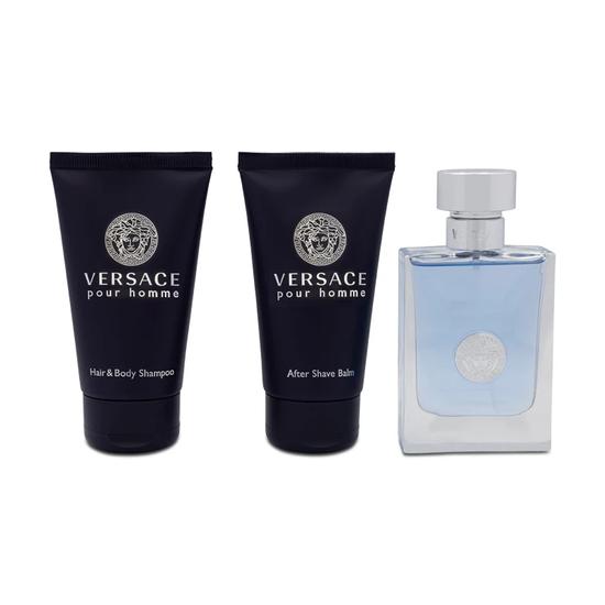 Versace Pour Homme Eau De Toilette Men's Fragrance Gift Set 50ml