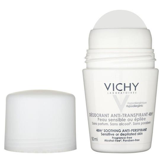 Vichy 48hr Soothing Roll-On Anti-Perspirant For Sensitive Skin 50ml