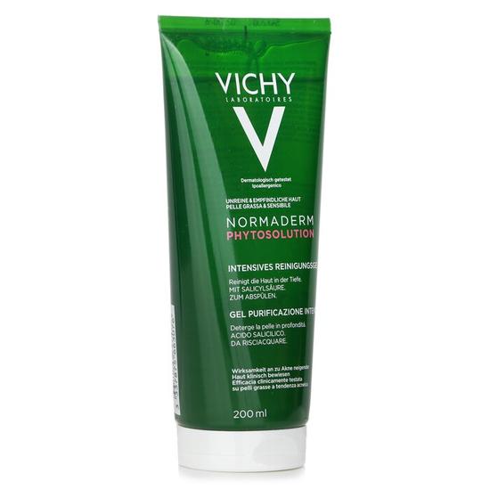 Vichy Normaderm Phytosolution Intensive Purifying Gel For Oily, Blemish-Prone & Sensitive Skins 200ml