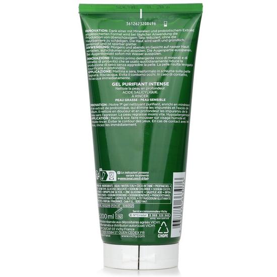 Vichy Normaderm Phytosolution Intensive Purifying Gel For Oily, Blemish-Prone & Sensitive Skins 200ml