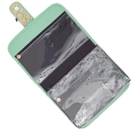 Victoria Green 'Kate' Hanging Beauty Bag In Jade
