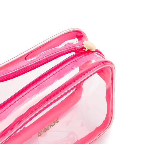 Victoria Green Small Clear Beauty Kit Case