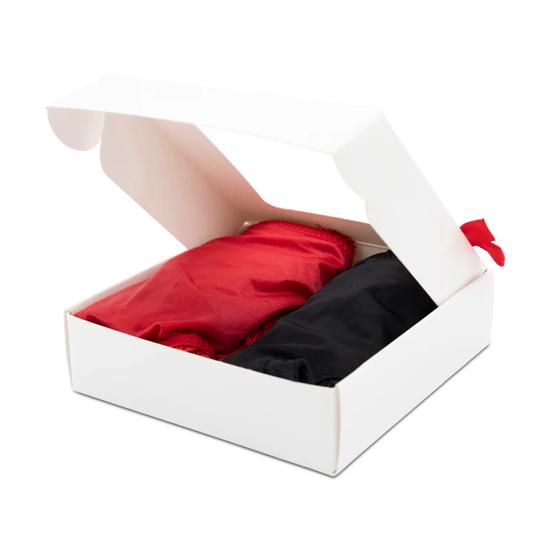 Victoria's Secret Very Sexy Thong Medium Black & Red Gift Box