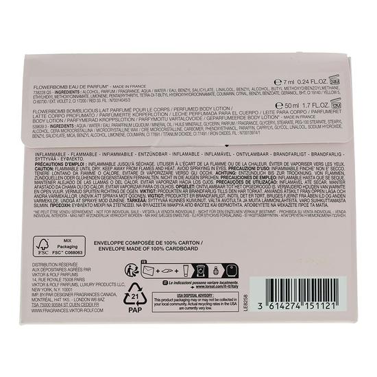 VIKTOR&ROLF Flowerbomb Eau De Parfum 7ml Gift Set 7ml & 50ml Body Lotion