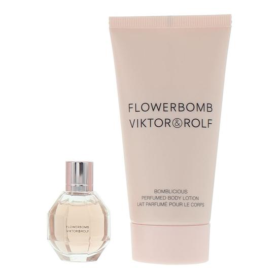 VIKTOR&ROLF Flowerbomb Eau De Parfum 7ml Gift Set 7ml & 50ml Body Lotion