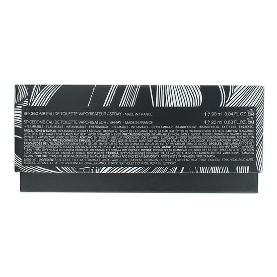 VIKTOR&ROLF Spicebomb Eau De Toilette 90ml + Eau De Toilette 20ml Gift Set For Him 90ml