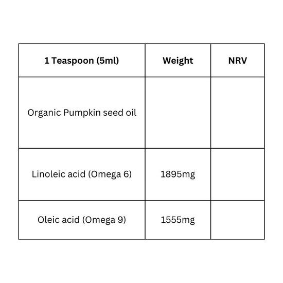 Viridian 100% Organic Pumpkin Seed Oil 200ml