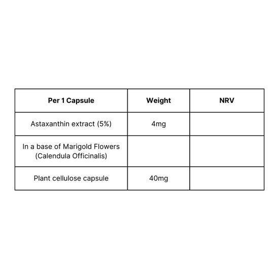 Viridian Astaxanthin Vegan Capsules 30 Capsules