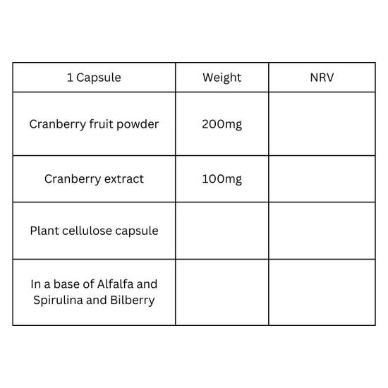 Viridian Cranberry Berry Extract Veg Capsules 30 Capsules