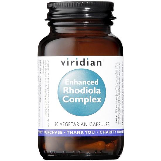 Viridian Enhanced Rhodiola Complex Veg Capsules 30 Capsules