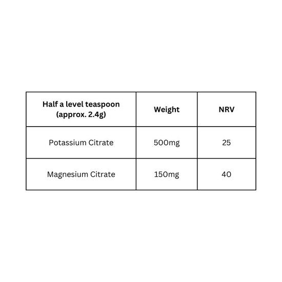Viridian Potassium & Magnesium Powder 150g