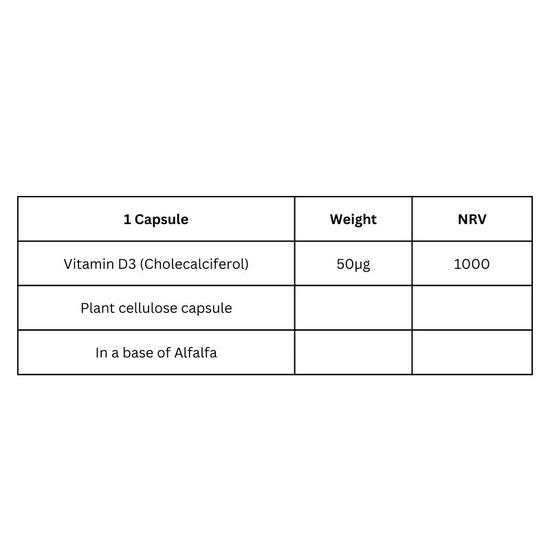 Viridian Vitamin D3 Vegan 2000iu Capsules 150 Capsules