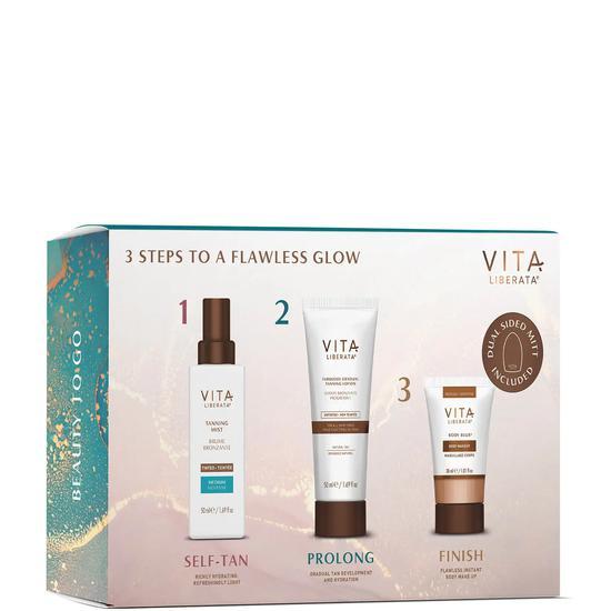 Vita Liberata Beauty To Go Travel Tanning Kit 3 travel-size tanning products