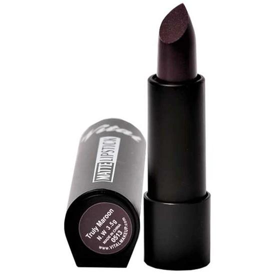 Vital Makeup Matte Lipstick Truly Maroon 3.5g