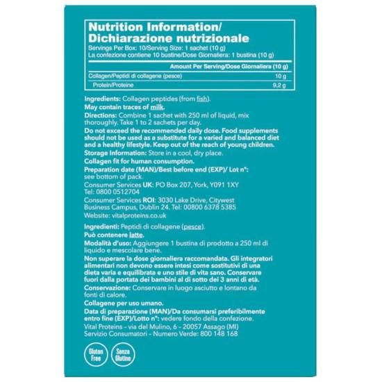 Vital Proteins Marine Collagen Powder Sachets 10 Sachets