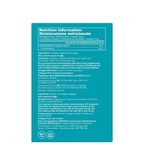 Vital Proteins Marine Collagen Powder Sachets 10 Sachets