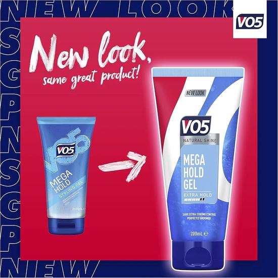 VO5 Mega Hold Styling Gel 50ml
