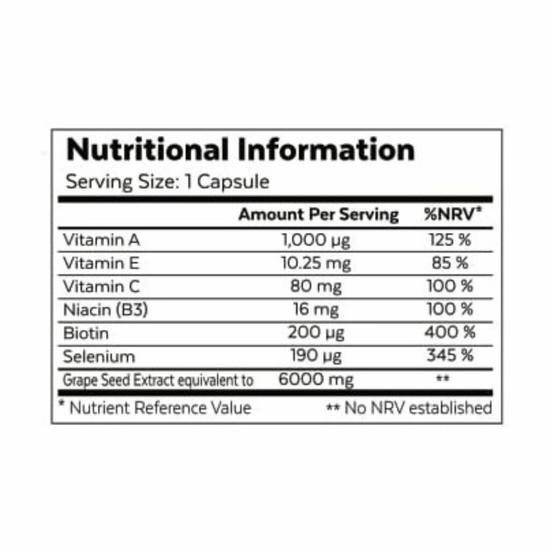 Votary Super Glow Skin Nutrition Supplement 60 Capsules