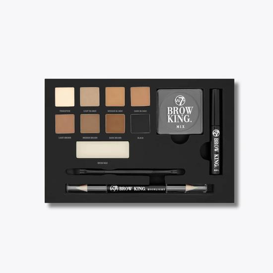 W7 Brow King Ultimate Eye & Brow Palette 10g
