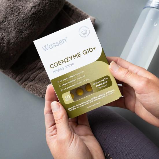 Wassen Coenzyme Q10 + Vitamin E Tablets 30 Tablets