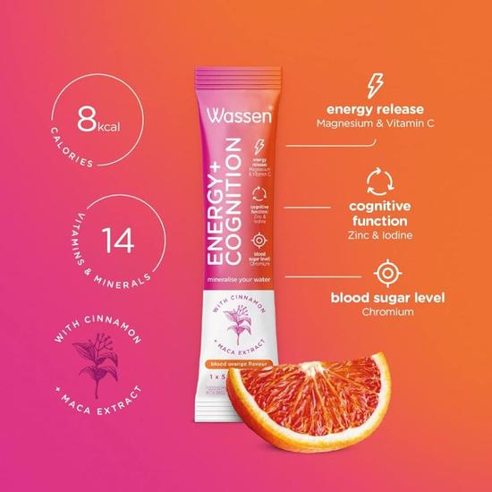 Wassen Energy & Cognition Sachets 14 Sachets