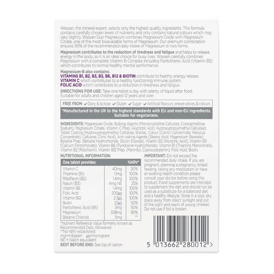 Wassen Magnesium-B Tablets 30 Tablets