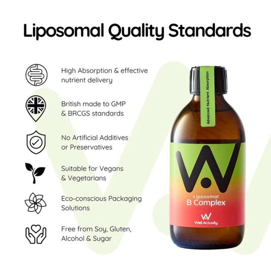 Well Actually Liposomal Vitamin B-Complex 250ml
