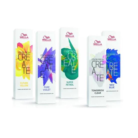 Wella Color Fresh Create Semi-Permanent Hair Colour Vibrant Shades Future Yellow / 60ml
