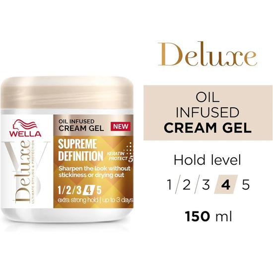 Wella Deluxe Supreme Definition Oil Infused Cream Gel 150ml