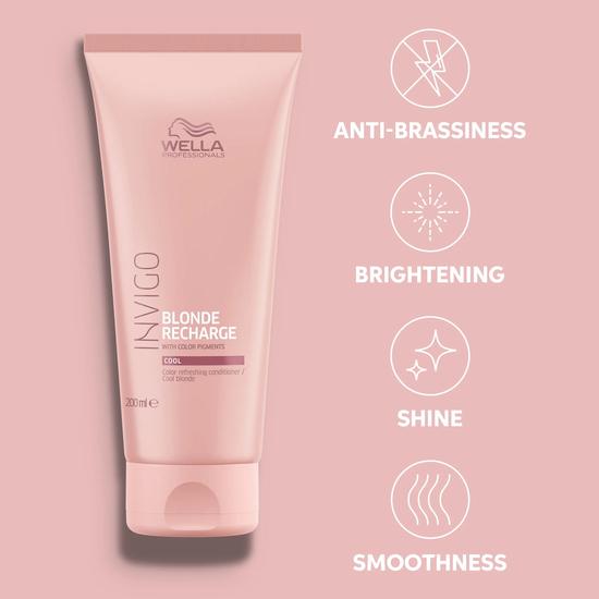 Wella Invigo Cool Blonde Recharge Colour Refreshing Conditioner 200ml